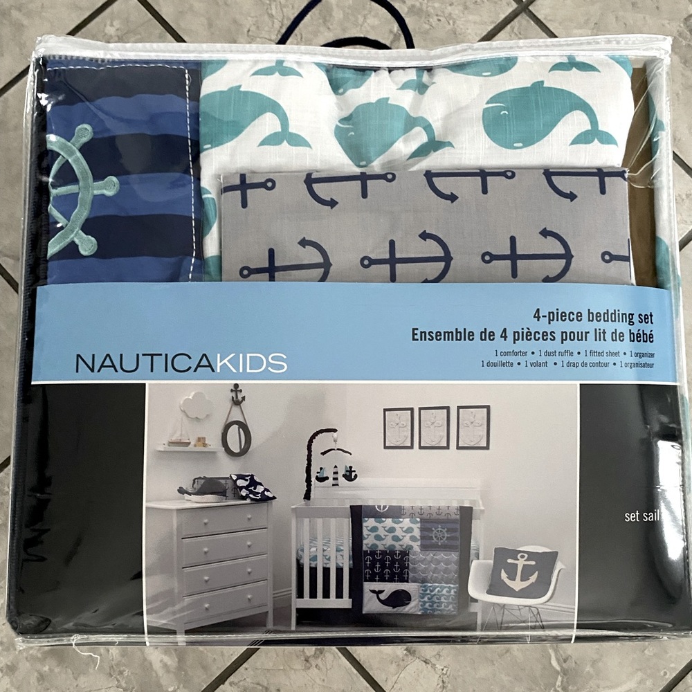 Nautica Kids nautical crib set